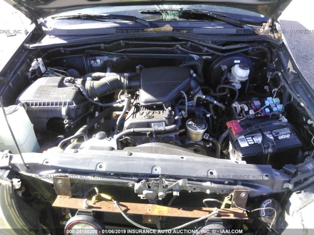 5TFTX4CN5BX005146 - 2011 TOYOTA TACOMA ACCESS CAB ნაცრისფერი ფოტო 10