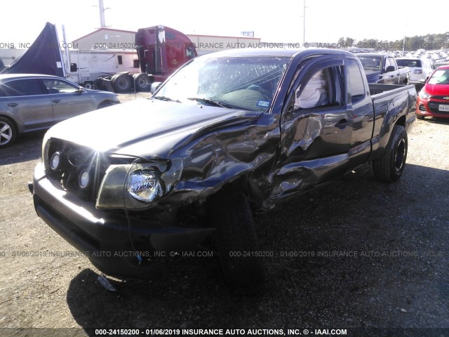 5TFTX4CN5BX005146 - 2011 TOYOTA TACOMA ACCESS CAB ნაცრისფერი ფოტო 2