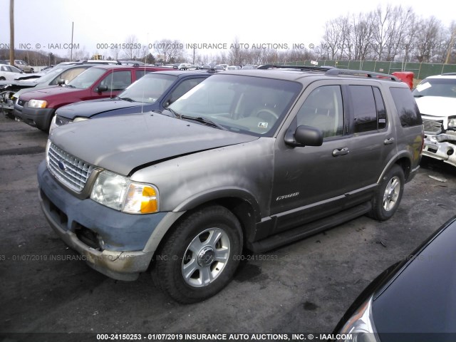 1FMDU75E62ZB14906 - 2002 FORD EXPLORER LIMITED BROWN photo 2