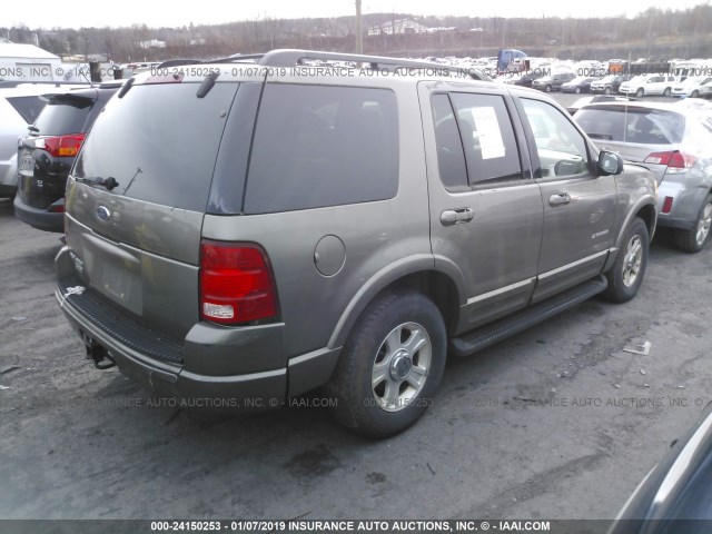 1FMDU75E62ZB14906 - 2002 FORD EXPLORER LIMITED BROWN photo 4