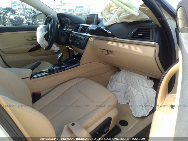 WBA4A5C51FD410940 - 2015 BMW 428 I/GRAN COUPE WHITE photo 5
