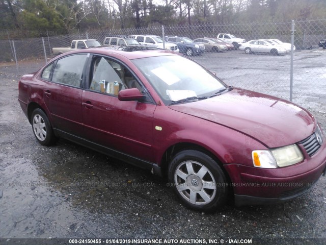 WVWPD63B5XE435225 - 1999 VOLKSWAGEN PASSAT GLX 红色 照片 1
