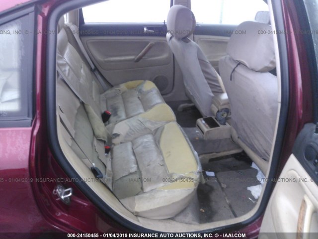WVWPD63B5XE435225 - 1999 VOLKSWAGEN PASSAT GLX 红色 照片 8