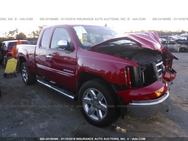 1GTR1VE00DZ226888 - 2013 GMC SIERRA C1500 SLE RED photo 1