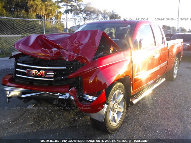 1GTR1VE00DZ226888 - 2013 GMC SIERRA C1500 SLE RED photo 6