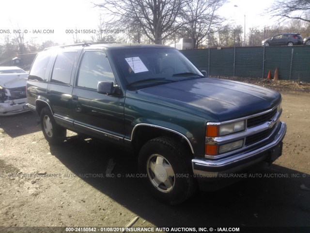 1GNEK13RXWJ345336 - 1998 CHEVROLET TAHOE K1500 GREEN photo 1