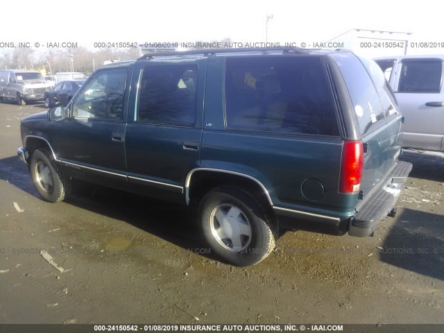 1GNEK13RXWJ345336 - 1998 CHEVROLET TAHOE K1500 GREEN photo 3