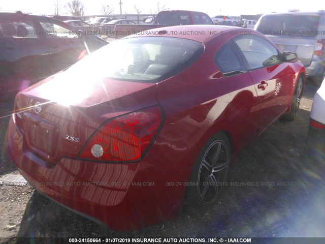 1N4AL24E69C139466 - 2009 NISSAN ALTIMA 2.5S RED photo 4