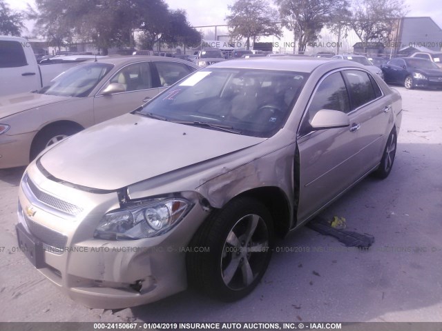1G1ZC5E00CF269047 - 2012 CHEVROLET MALIBU 1LT ოქროსფერი ფოტო 2
