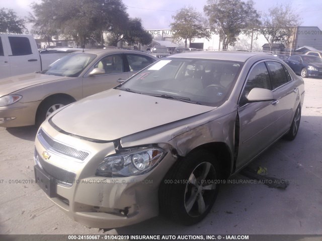 1G1ZC5E00CF269047 - 2012 CHEVROLET MALIBU 1LT ოქროსფერი ფოტო 6