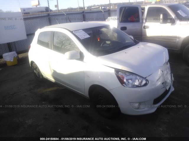 ML32A3HJ6FH050211 - 2015 MITSUBISHI MIRAGE DE WHITE photo 1