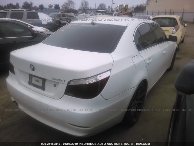 WBANW13579C161276 - 2009 BMW 535 I WHITE photo 4