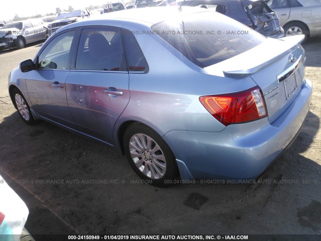 JF1GE6B6XBH512136 - 2011 SUBARU IMPREZA 2.5I PREMIUM Light Blue photo 3