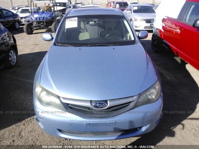 JF1GE6B6XBH512136 - 2011 SUBARU IMPREZA 2.5I PREMIUM Light Blue photo 6