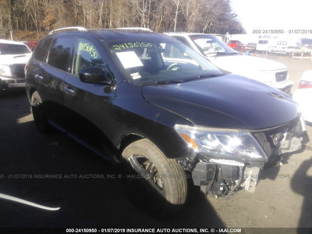 5N1AR2MM9DC680676 - 2013 NISSAN PATHFINDER S/SV/SL/PLATINUM BLACK photo 1