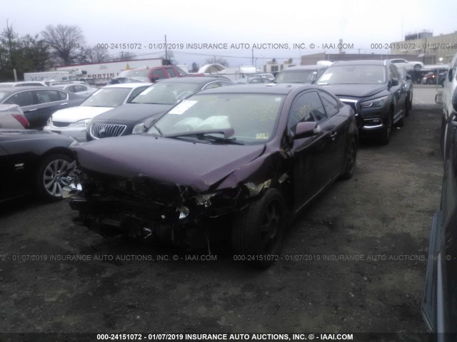 JTKDE167260063664 - 2006 TOYOTA SCION TC PURPLE photo 2