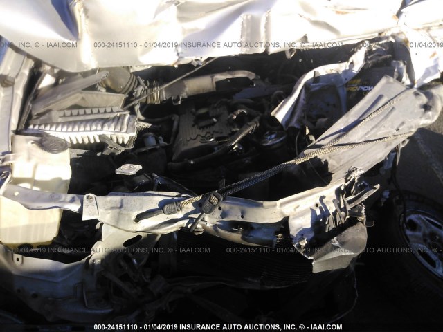 5TENX22N78Z507561 - 2008 TOYOTA TACOMA SILVER photo 10