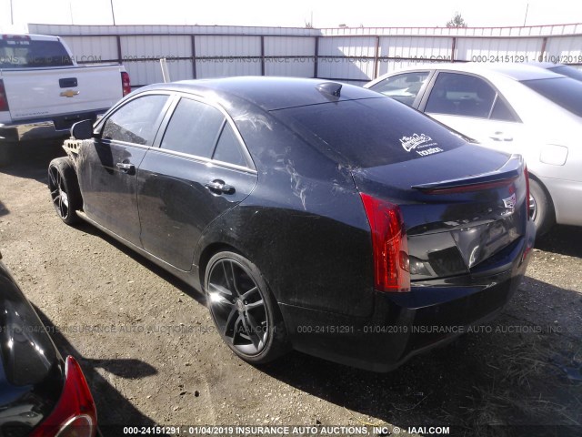 1G6AB5RX2F0110880 - 2015 CADILLAC ATS LUXURY BLACK photo 3