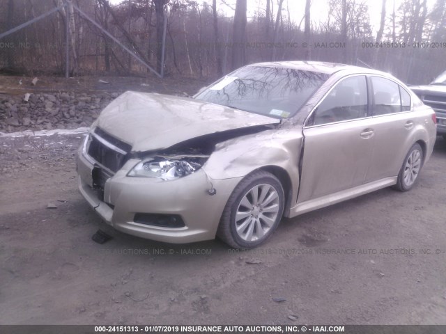 4S3BMBK61A3236070 - 2010 SUBARU LEGACY 2.5I LIMITED GOLD photo 2