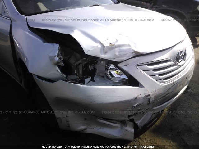 4T1BE46K47U613425 - 2007 TOYOTA CAMRY NEW GENERAT CE/LE/XLE/SE SILVER photo 6