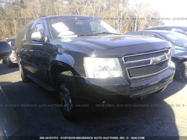 1GNUKJE3XAR154739 - 2010 CHEVROLET SUBURBAN K1500 LT BLACK photo 1