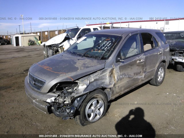 KNDJD733365609232 - 2006 KIA SORENTO EX/LX GOLD photo 2