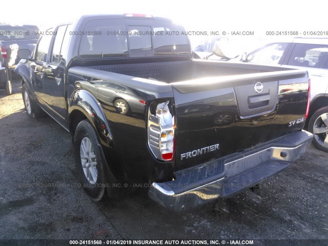 1N6AD0EV0KN700178 - 2019 NISSAN FRONTIER BLACK photo 3