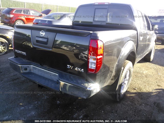 1N6AD0EV0KN700178 - 2019 NISSAN FRONTIER BLACK photo 4