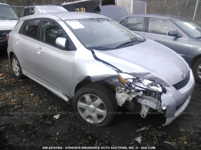 2T1KU40E39C007544 - 2009 TOYOTA COROLLA MATRIX  SILVER photo 1