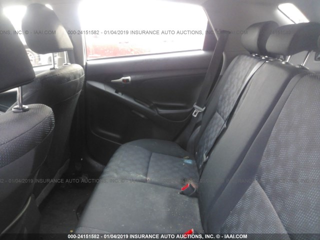 2T1KU40E39C007544 - 2009 TOYOTA COROLLA MATRIX  SILVER photo 8