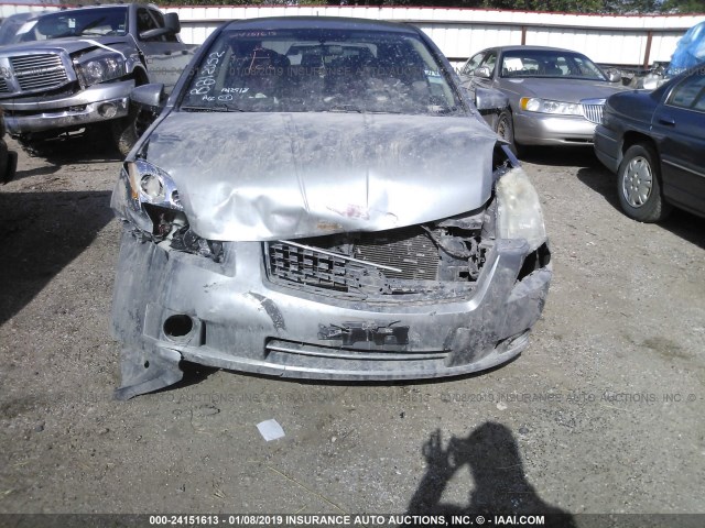 3N1AB61E19L656366 - 2009 NISSAN SENTRA 2.0/2.0S/2.0SL SILVER photo 6