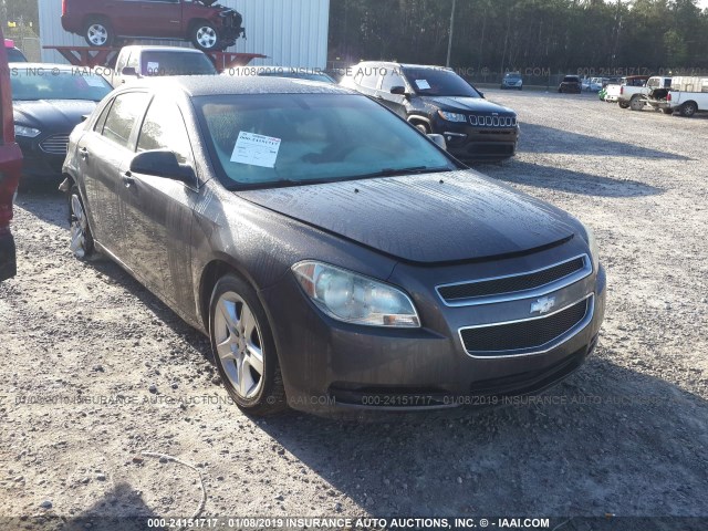 1G1ZA5E04A4147211 - 2010 CHEVROLET MALIBU LS GRAY photo 1