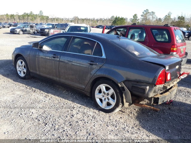 1G1ZA5E04A4147211 - 2010 CHEVROLET MALIBU LS GRAY photo 3