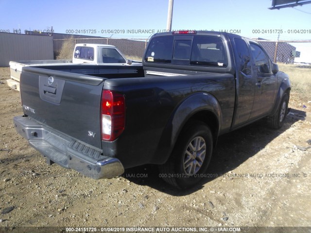 1N6AD0CU2FN769258 - 2015 NISSAN FRONTIER SV/PRO-4X GRAY photo 4