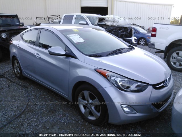 KMHDH4AE7DU743938 - 2013 HYUNDAI ELANTRA GLS/LIMITED SILVER photo 1