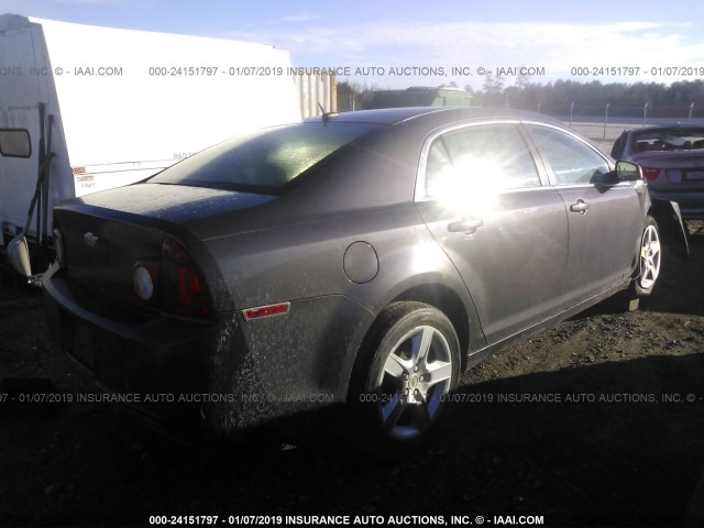 1G1ZB5E15BF106226 - 2011 CHEVROLET MALIBU LS GRAY photo 4