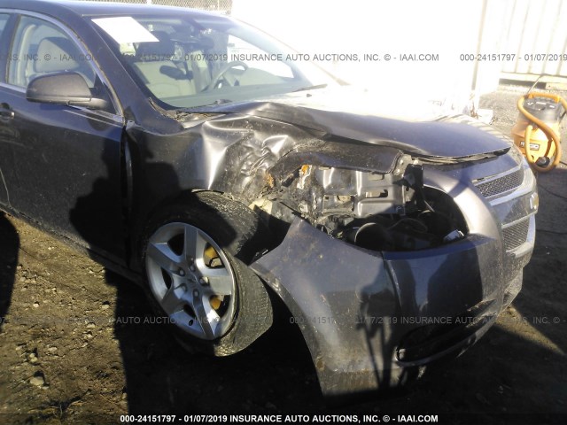 1G1ZB5E15BF106226 - 2011 CHEVROLET MALIBU LS GRAY photo 6