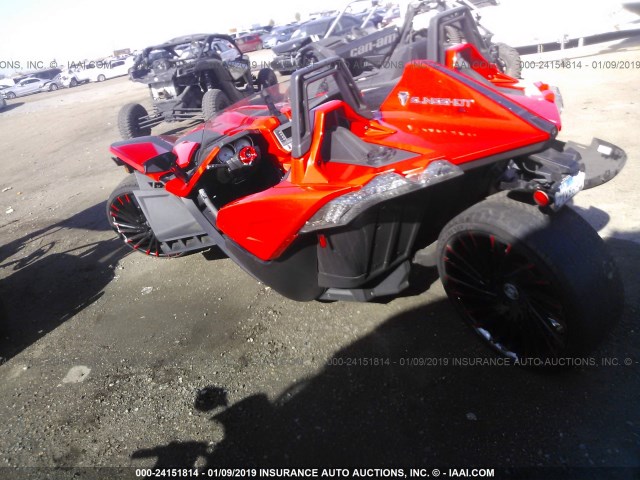 57XAAPFA3F5103622 - 2015 POLARIS SLINGSHOT SL RED photo 3