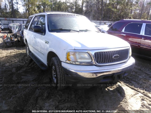 1FMRU15L1YLC07202 - 2000 FORD EXPEDITION XLT WHITE photo 1