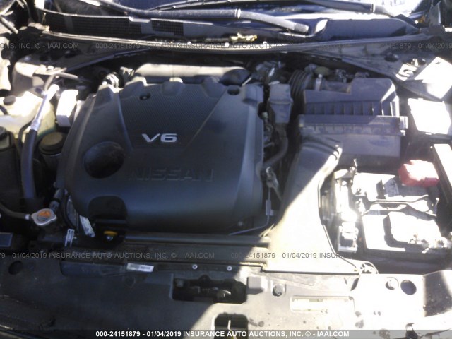 1N4AA6AP1GC430277 - 2016 NISSAN MAXIMA 3.5S/SV/SL/SR/PLAT 栗色 照片 10