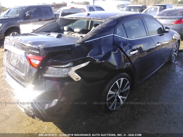 1N4AA6AP1GC430277 - 2016 NISSAN MAXIMA 3.5S/SV/SL/SR/PLAT 栗色 照片 4