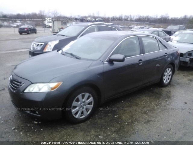 4T1BK46K17U044865 - 2007 TOYOTA CAMRY NEW GENERAT LE/XLE/SE GRAY photo 2