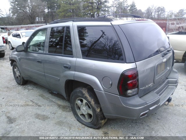 1GNDS13S862269530 - 2006 CHEVROLET TRAILBLAZER LS/LT GRAY photo 3