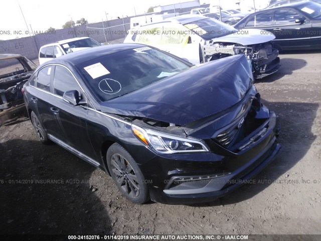 5NPE34AF8HH472534 - 2017 HYUNDAI SONATA SPORT/LIMITED BLACK photo 1