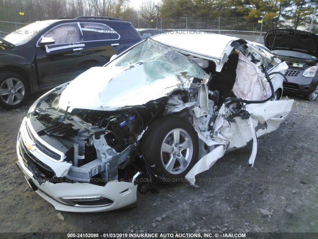 1G1PE5SB4G7115125 - 2016 CHEVROLET CRUZE LIMITED LT WHITE photo 2