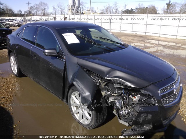 1G11E5SA2DF319372 - 2013 CHEVROLET MALIBU 2LT GRAY photo 1