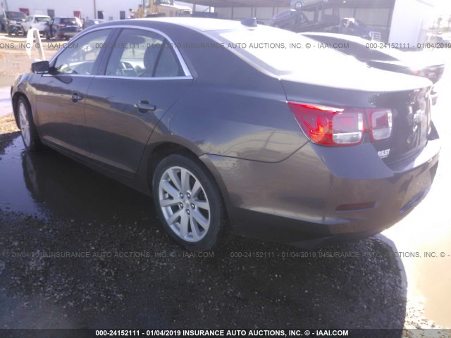 1G11E5SA2DF319372 - 2013 CHEVROLET MALIBU 2LT GRAY photo 3