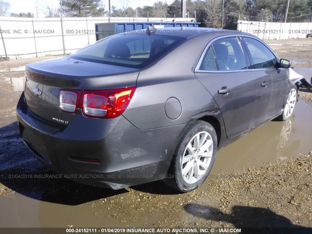 1G11E5SA2DF319372 - 2013 CHEVROLET MALIBU 2LT GRAY photo 4