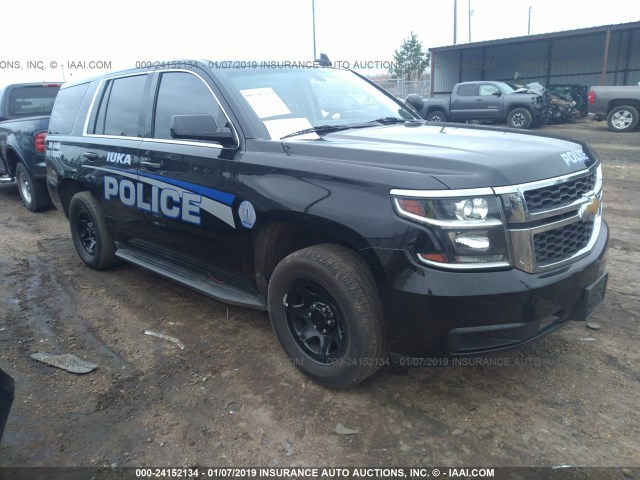 1GNLC2EC0FR564083 - 2015 CHEVROLET TAHOE POLICE BLACK photo 1