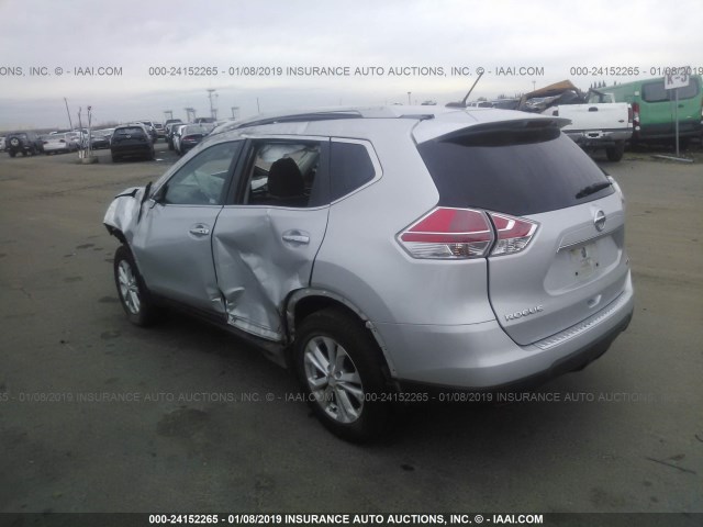 5N1AT2MN4GC824794 - 2016 NISSAN ROGUE S/SL/SV SILVER photo 3